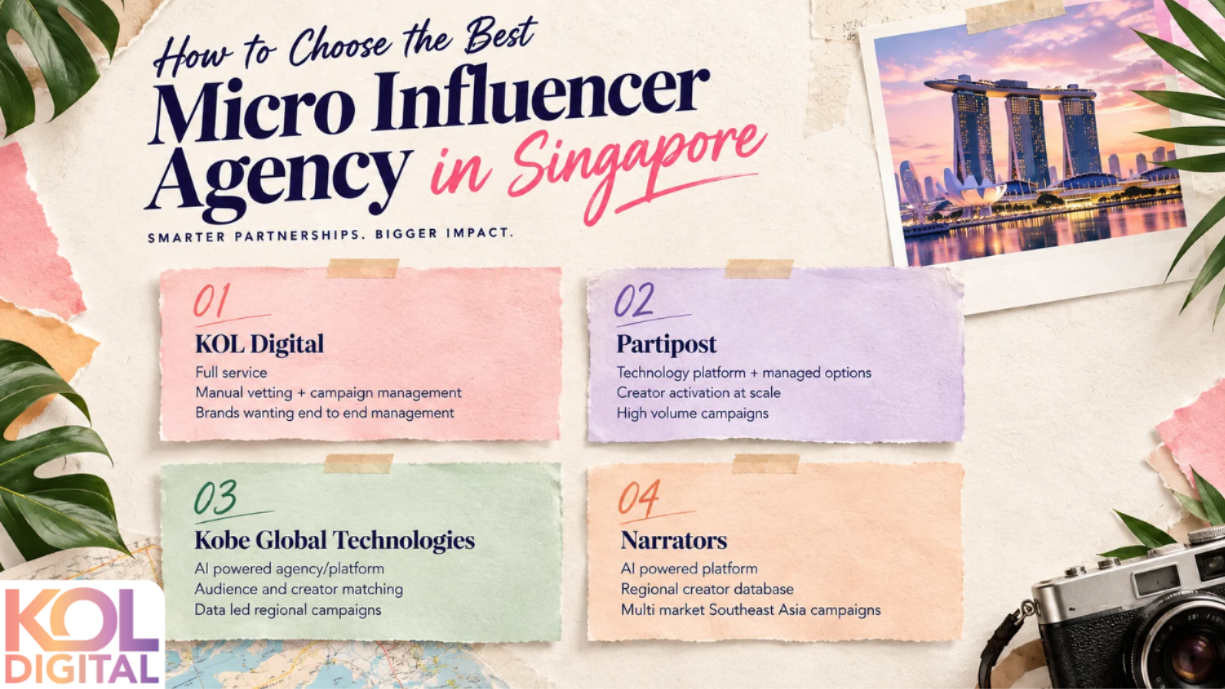Best micro influencer agency in singapore - KOL DIGITAL