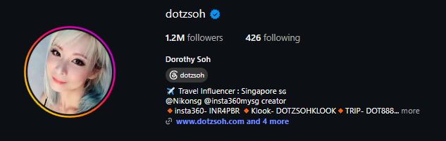 Dotzsoh - KOL Digital Singapore